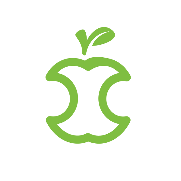 Eaten apple logo